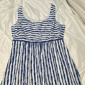 Vineyard Vines Blue and White Striped Dress